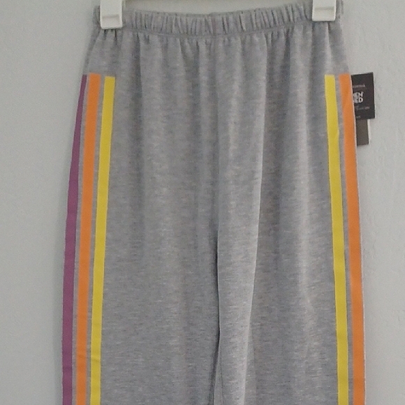 NWT Grayson Threads Sweatpants with Colorful Side Stripes - Picture 2 of 10
